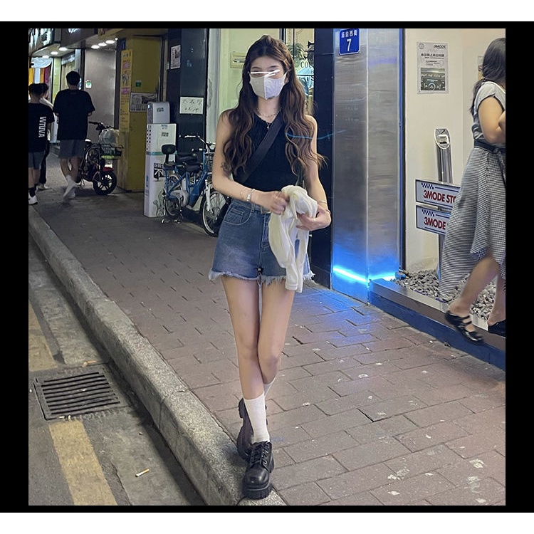 COZOK Áo Dệt Kim Không Tay Hở Lưng Gợi Cảm Cho Nữ