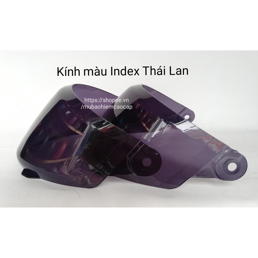 [HÀNG XỊN] KÍNH MŨ BẢO HIỂM INDEX 411 - CHỐNG CHÓI - CHỐNG LÓA - SẢN XUẤT TẠI THÁI LAN