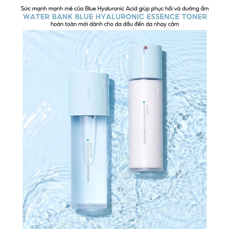 Nước Cân Bằng Dưỡng Ẩm Dành Cho Da Dầu Và Da Hỗn Hợp Laneige Water Bank Blue HA Toner Oily 25ml