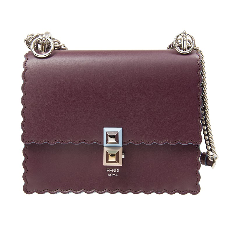 Túi Xách Nữ Fendi Kan I Small Purple