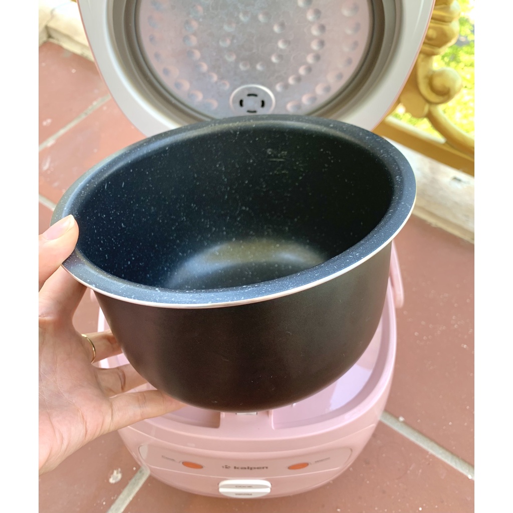 Nồi cơm điện mini Kalpen R2 dung tích 1.2L công nghệ Đức ủ nhiệt 3D màu Hồng Bảo hành chính hãng 24 tháng