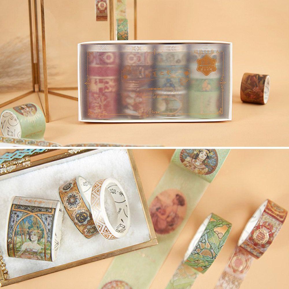 Set 20 Cuộn Băng Dính Washi DIY Nhỏ Nhắn Sáng Tạo
