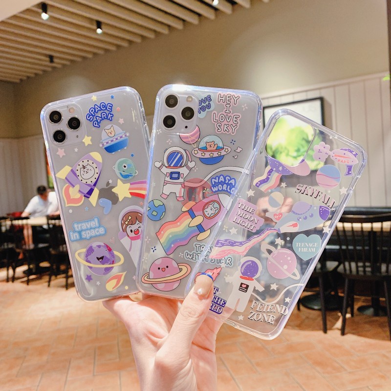 Ốp Điện Thoại In Hình Phi Hành Gia Cho Cho Samsung Galaxy S21 S30ultra M32 A32 M62 A02 A22 A03s A82 A72 A52 A42