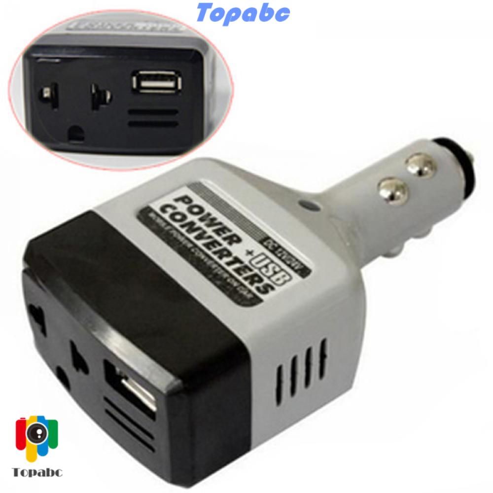 Bộ Chuyển Đổi Nguồn Điện Usb Dc 12v Sang 220v Cho Xe Hơi