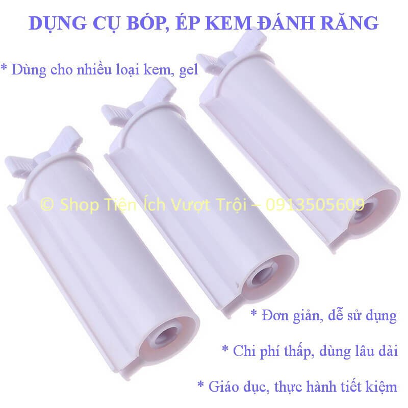 Tận dụng, tiết kiệm kem đánh răng bằng dụng cụ lấy, bóp kem đơn giản mà hiệu quả, dùng lâu dài - Shop Tiện Ích Vượt Trội