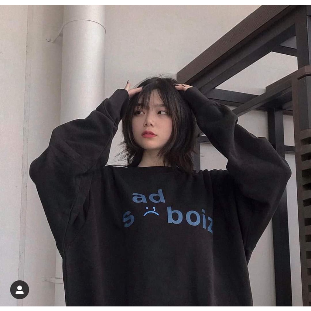 Áo thun dài tay Sadboiz Story form rộng unisex, áo sweater nam nữ phong cách Ulzzang