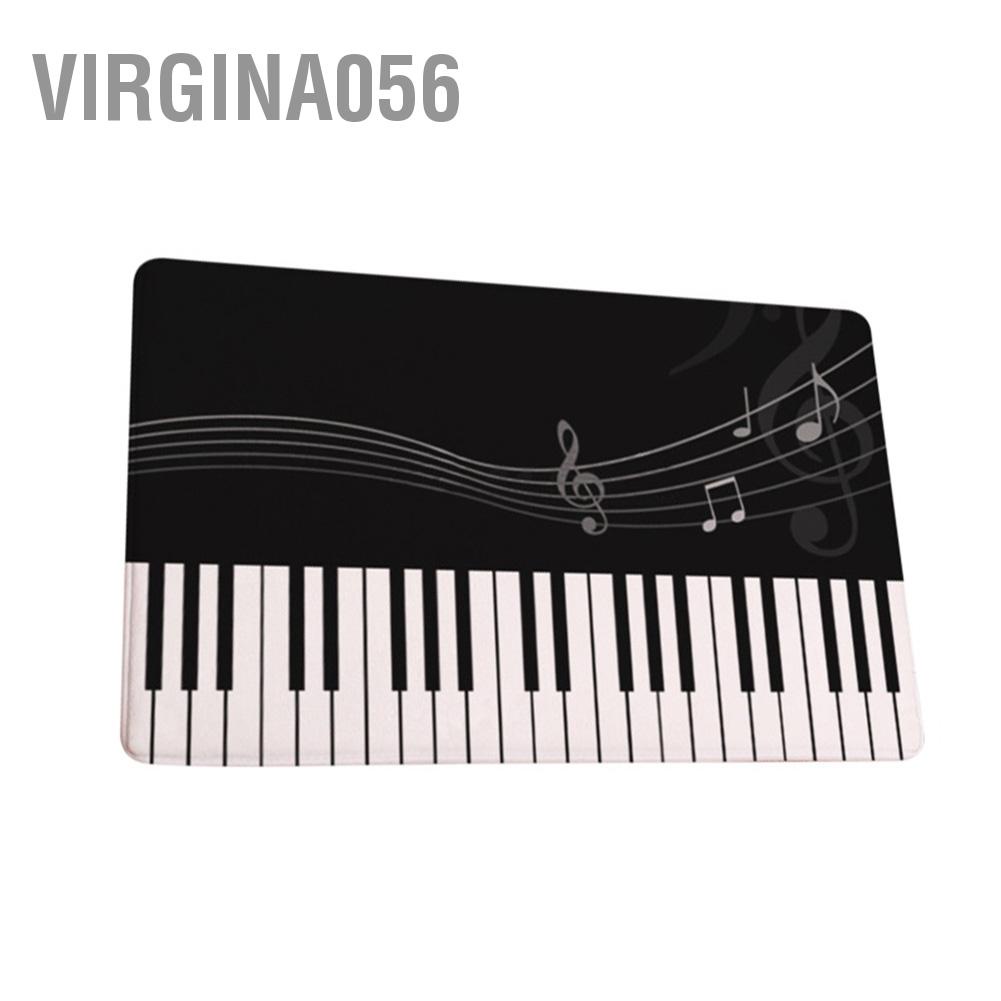 Virgina056 Virgina056 In nốt nhạc Chống trượt Tấm thấm nước Mat Pad Phòng tắm Nhà bếp