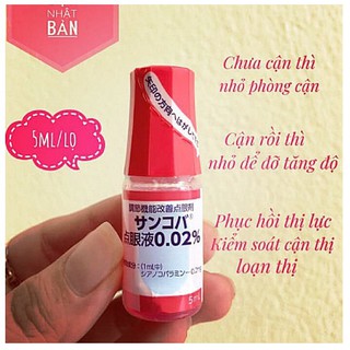 Nước nhỏ mắt cận Nhật Bản 5ml