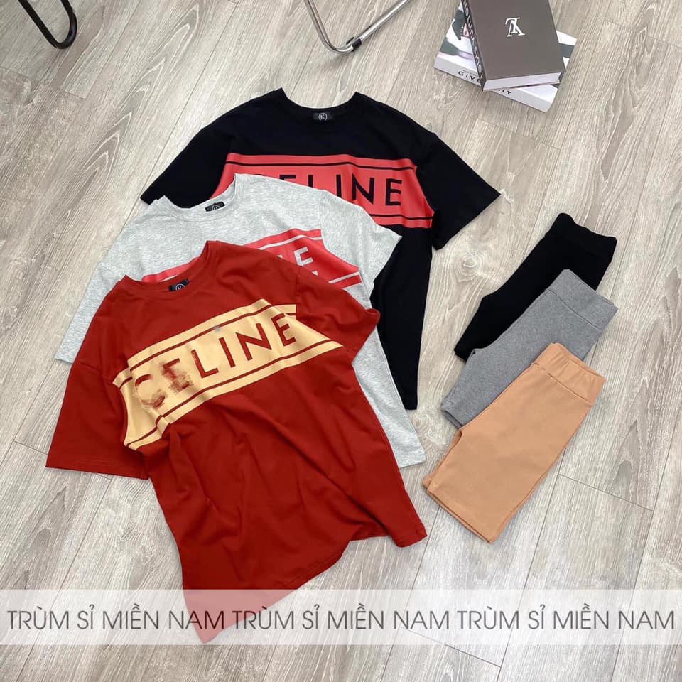 Đồ bộ lửng cao cấp thun cotton 100% -đơn giàn ,3 màu TRẮNG ,ĐEN ,ĐỎ -PP170