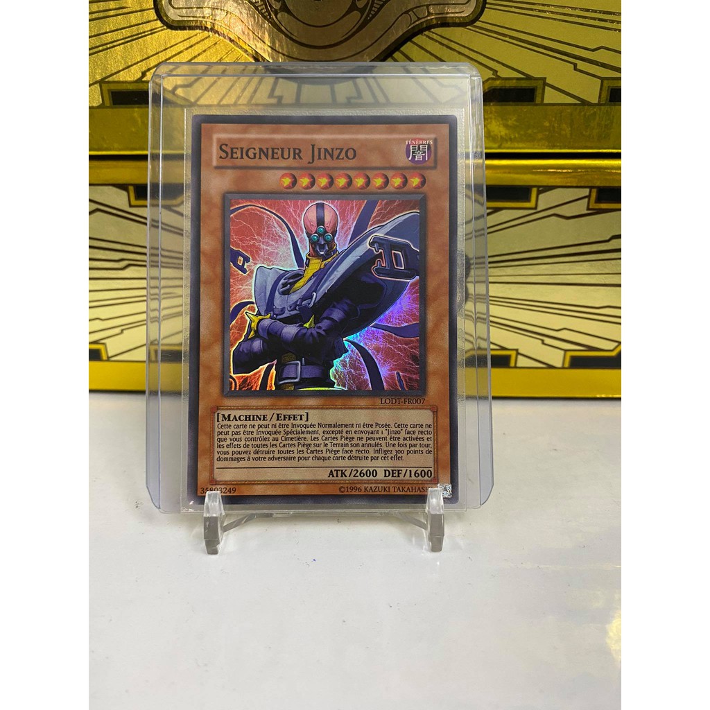 [ Dưa Hấu Yugioh ] Lá bài thẻ bài Jinzo - Lord - Super Rare Unlimited - Tặng bọc bài nhựa bảo quản