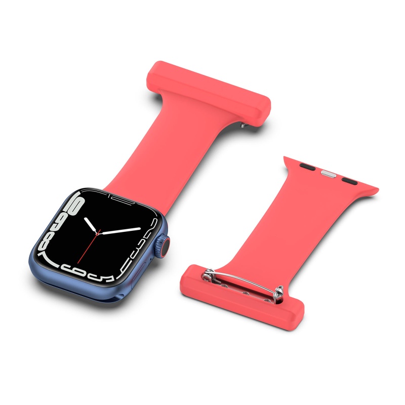 Ghim Cài Silicone Cho Đồng Hồ Thông Minh iWatch 1 / 2 / 3 / 4 / 5 / 6 / 7 / 8 / SE