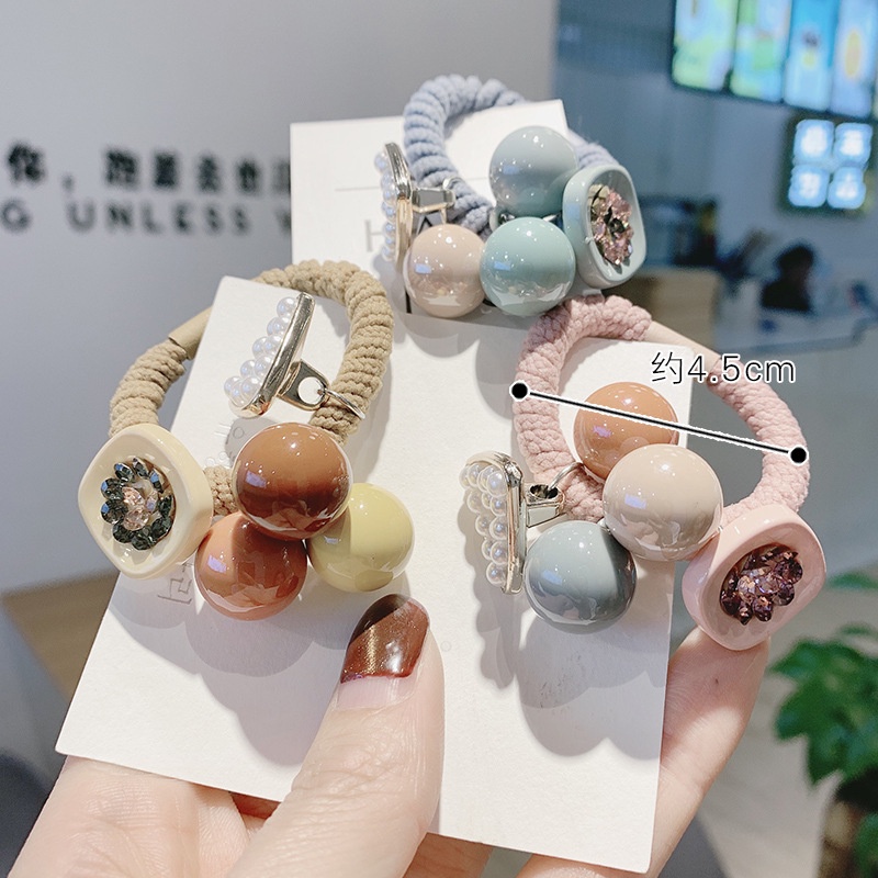 Dây Buộc Tóc Cao Su Kiểu Hàn Quốc Nhỏ Nhắn Xinh Xắn