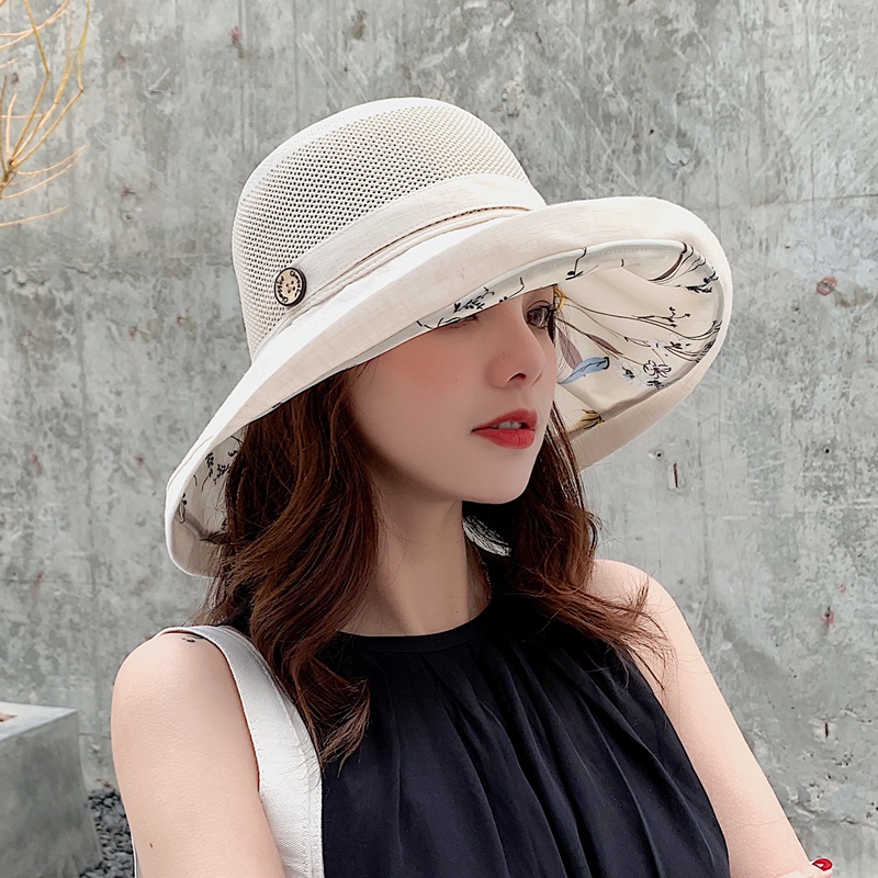 Nón Vành Rộng Chống Tia Uv Thời Trang Cho Nữ