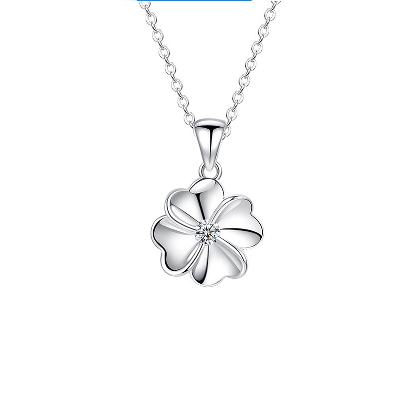 Vòng cổ Mặt Cỏ Bốn Lá Thời Trang Mùa Hè Cho Nữ