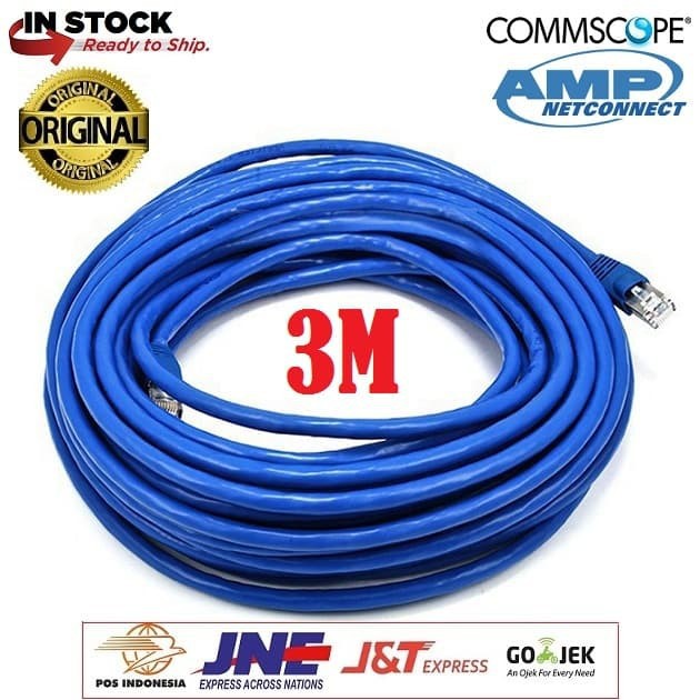 Dây Cáp 3m Utp Amp Commscope Lan Cat6 Dài 3m