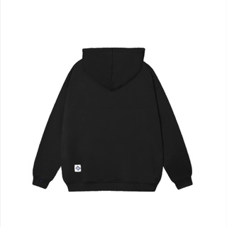 Áo hoodie TWENTI nỉ basic màu đen
