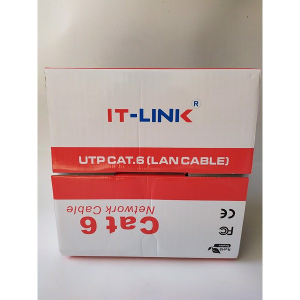 Cáp mạng CAT6 UTP chính hãng IT - Link 305m tiết diện 0,42mm