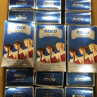 Bột tẩy tóc Naco/ Bleach  - kèm oxy - găng tay