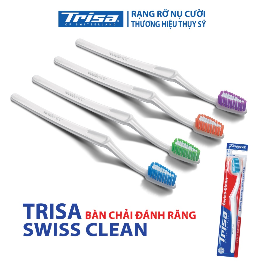 Bàn Chải Đánh Răng Trisa Swiss Clean