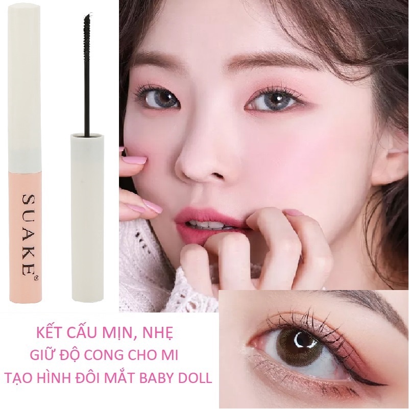 Mascara đầu cọ siêu nhỏ chảy kĩ được góc mắt, không lem, lâu trôi hàng nội địa Trung MAT46