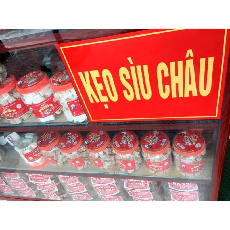 KẸO SÌU CHÂU ngon đặc sản Nam Định 1 lọ 500gr/ ngọt nhẹ - KẸO LẠC GIÒN, NGỌT MÁT