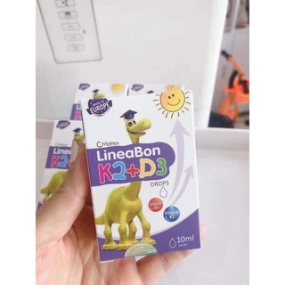 (Quà Tặng) LineaBon Vitamin D3 K2 bổ sung K2 D3 giúp tăng hấp thu canxi trẻ - Trẻ cao lớn khỏe mạnh