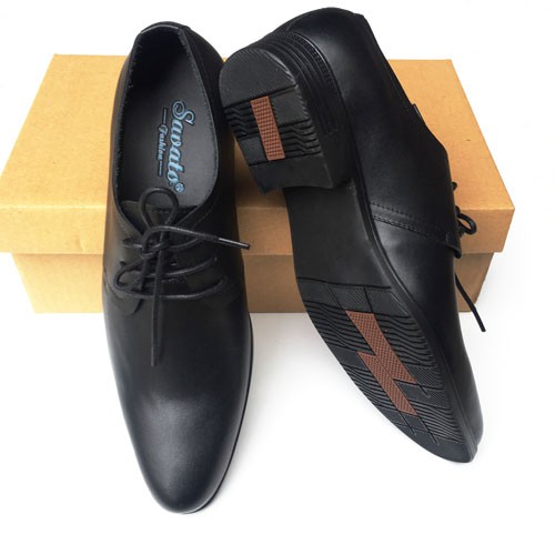 Giày tây nam có dây màu đen trơn MSP TDGTN001 giày da bò Phù hợp mang công sở đi dự tiệc hoặc các sự kiện đều phù hợp.