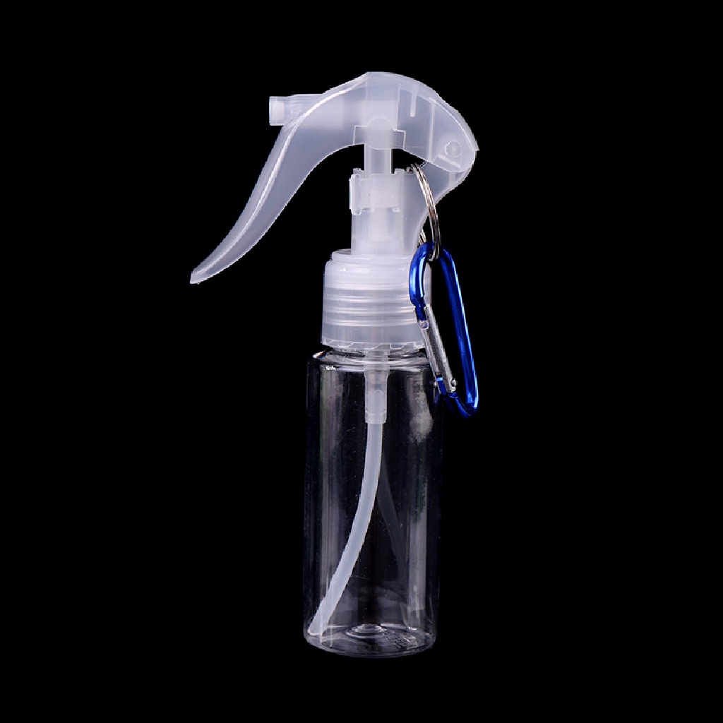 Bình Xịt Nước Bằng Nhựa Trong Suốt Có Móc Khóa Carabiner