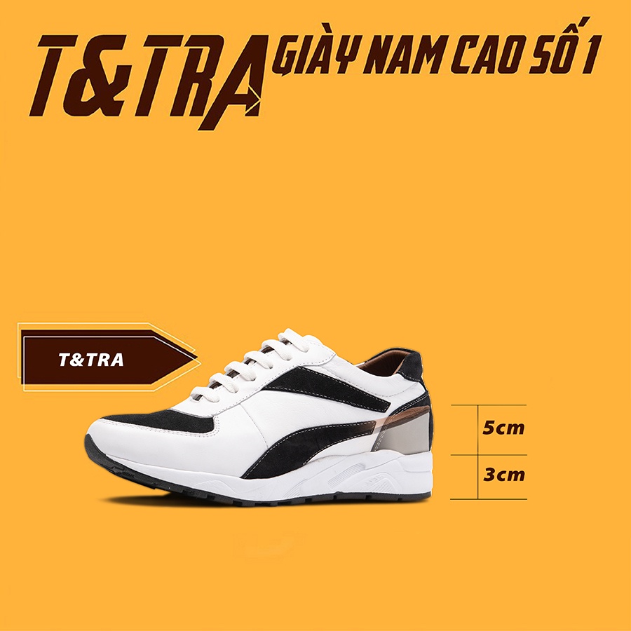 [ 8CM ] Giày Cao Nam T&amp;TRA T28TĐ