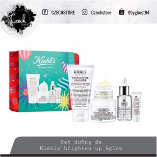 Set dưỡng da Kiehl's Brighten Up & Glow
