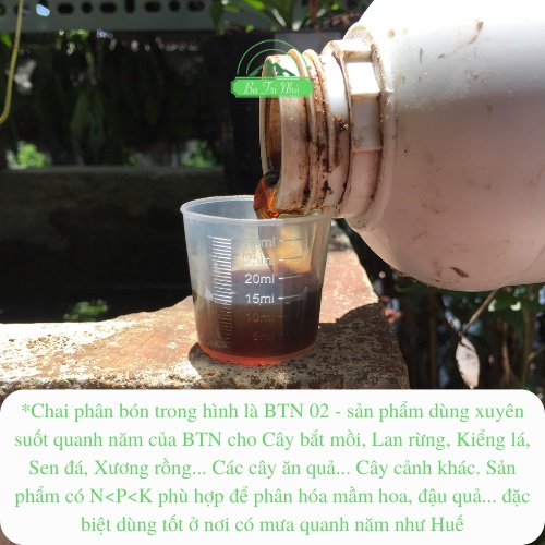 Cốc đong chia vạch 30ml  dùng để đong phân bón... với lượng nhiều I Ba Tri Nhỏ