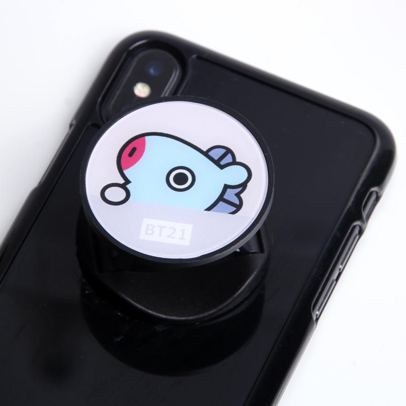 New Style Kpop BT21 BTS Cartoon Cute Animals Mobile Phone Air Bag Bracket Retractable Folding Phone Holder Dây điện thoại di động | BigBuy360 - bigbuy360.vn