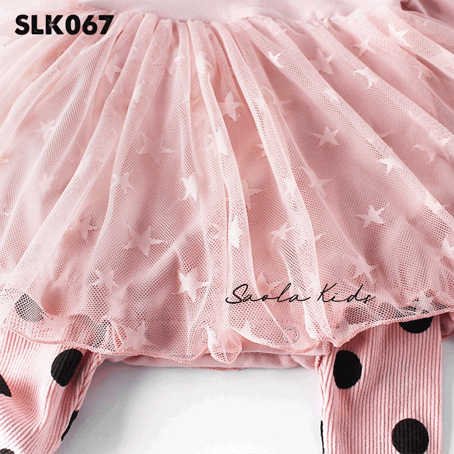 Váy công chúa cho bé gái từ 4-15Kg nhà Saola Kids - SLK067