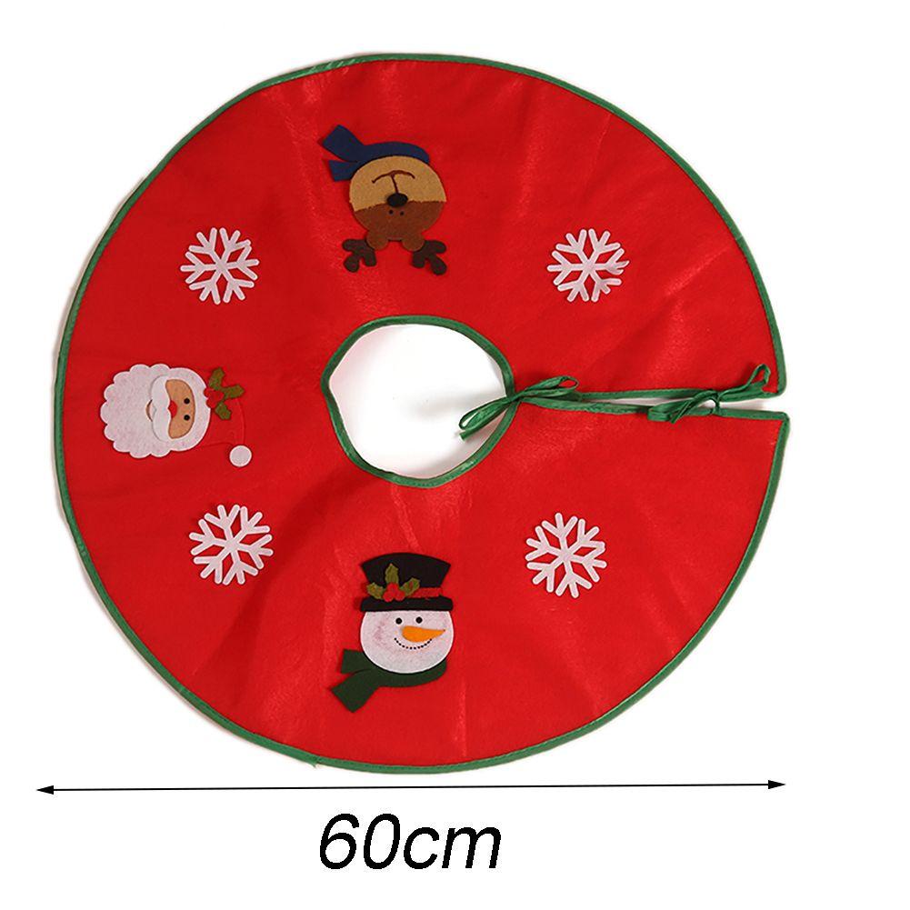 Thảm Lót Sàn Nhà Trang Trí Giáng Sinh / Năm Mới Bằng Vải Không Dệt 60Cm DIY Ốp