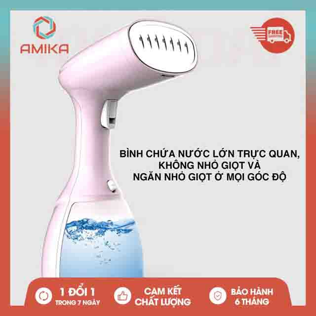 Bàn Ủi Hơi Nước Cầm Tay, Bàn Là Hơi Nước Cầm Tay NORTH WELL Công Suất 1500W - Kiểu dáng nhỏ gọn