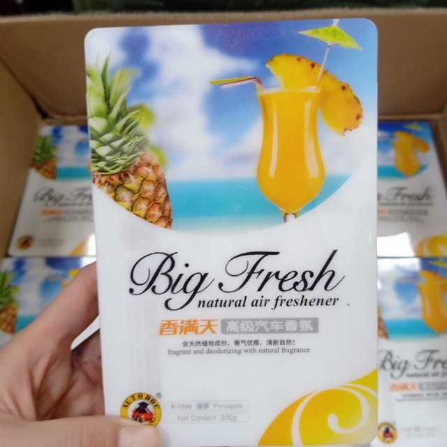 Sáp dứa Big Fresh,mùi dứa tự nhiên ngửi là chỉ muốn ăn thôi các bác ạ