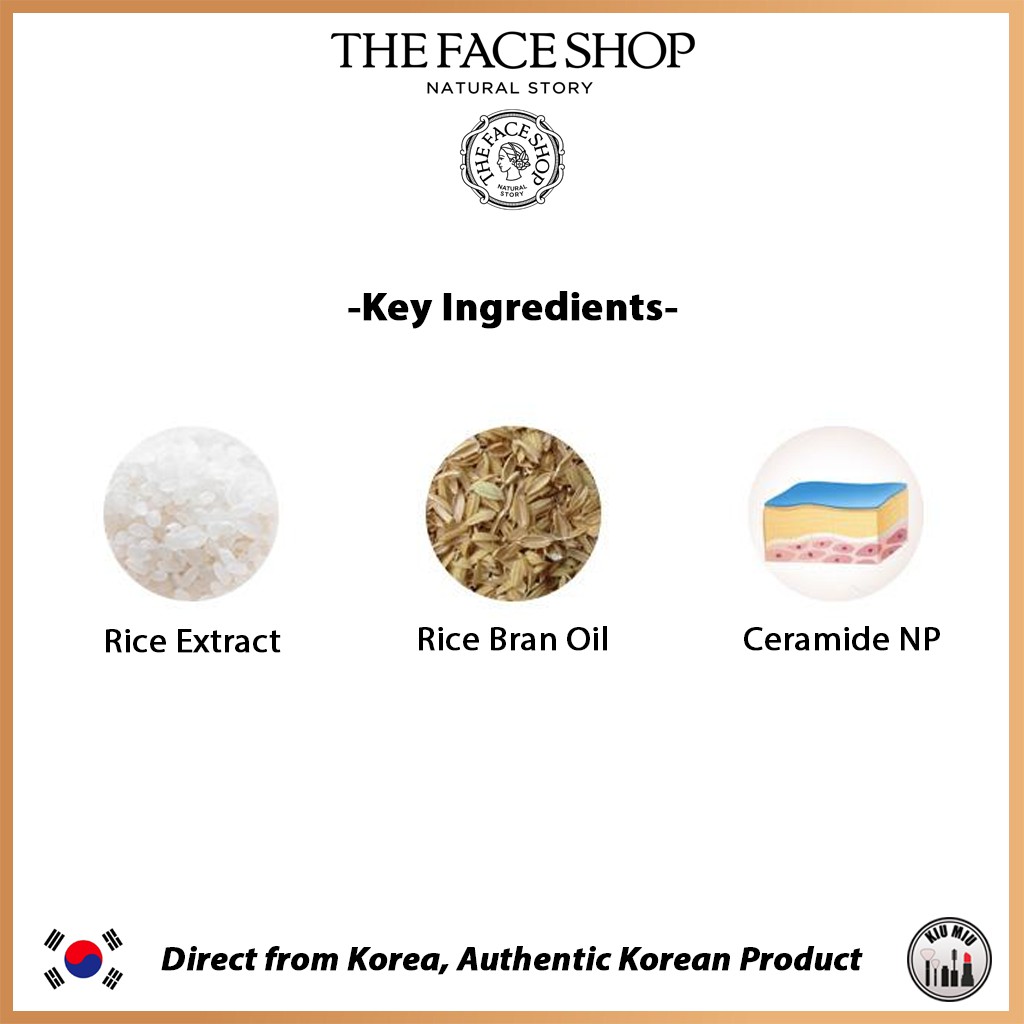 THE FACE SHOP RICE&CERAMIDE MOISTURIZING CREAM 50ml *ORIGINAL KOREA*