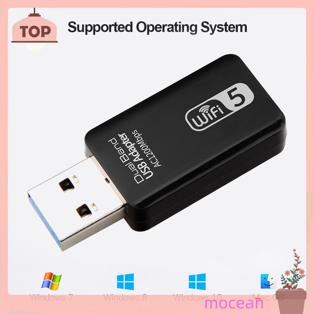 Mocean WD-4601AC 1200Mbps USB Wifi Network Card 2.4G/5G Dual-Band Wireless Adapter