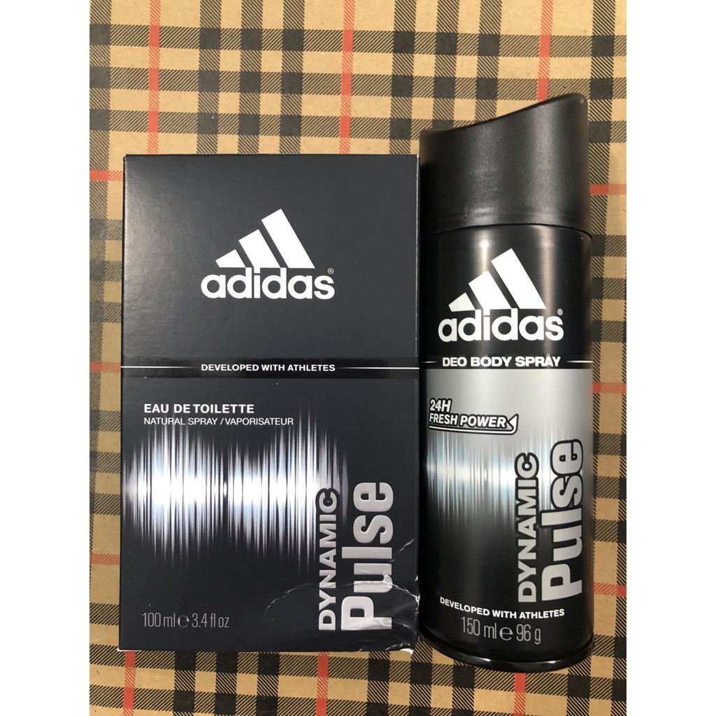 Bộ nước hoa + xịt khử mùi nam Adidas Dynamic Pulse