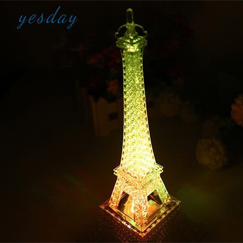 Mô Hình Tháp Eiffel Có Đèn Led Trang Trí Phòng Ngủ Cho Bé