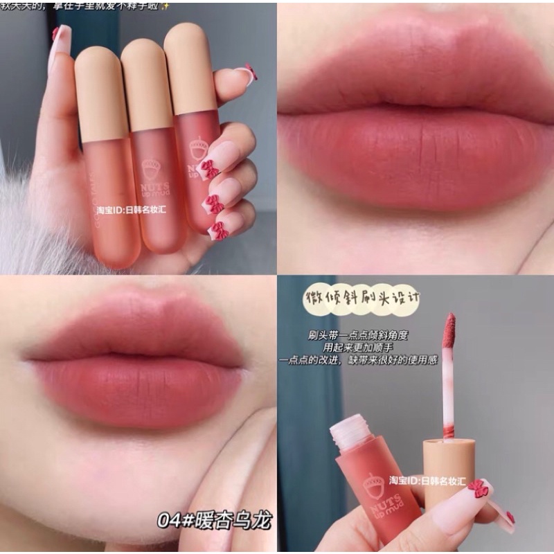 [Hàng mới về ] Son kem GOGOTALES  Nuts lip mud