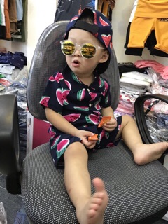 Bộ lanh cộc tay bé trai