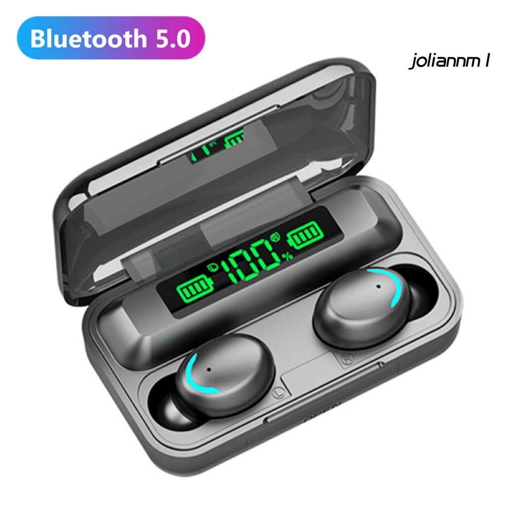 Bộ Tai Nghe Không Dây Bluetooth 5.0 Jm F9-5c Tws Kèm Phụ Kiện