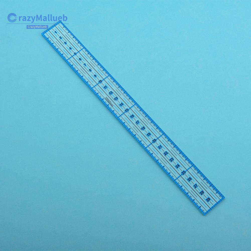 Crazymallueb❤Acrylic Sewing Patchwork Ruler w/Grid Lines Tailor Yardstick Cutting Ruler❤New