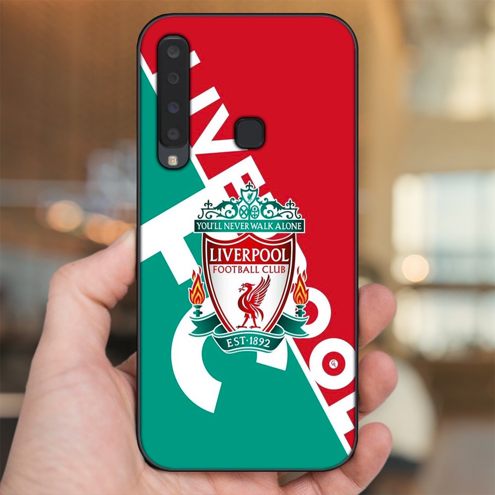 Ốp lưng Samsung A9 2018 viền đen in hình Liverpool FC