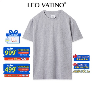 Áo thun nam cổ tròn Galvin vải cotton co giãn cộc tay ngắn lỡ bộ 4 màu APGV5 - Leo Vatino