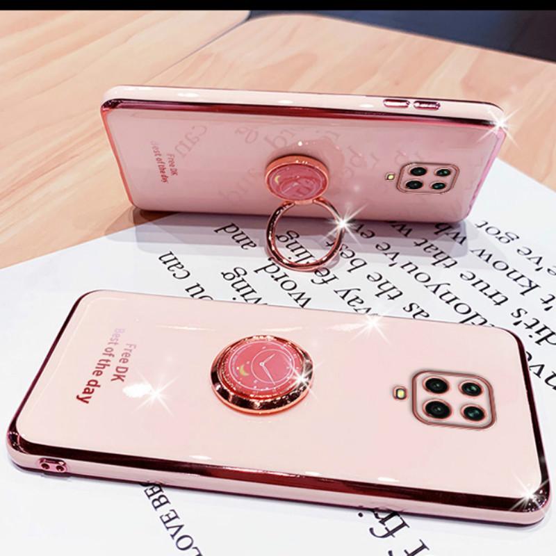 Ốp điện thoại dẻo có giá đỡ cho Xiaomi Redmi Note 9S 9 Pro Max 9A 9C Mi 10 Note Lite Redmi 10X Pro 5G K30 Ultra K30s
