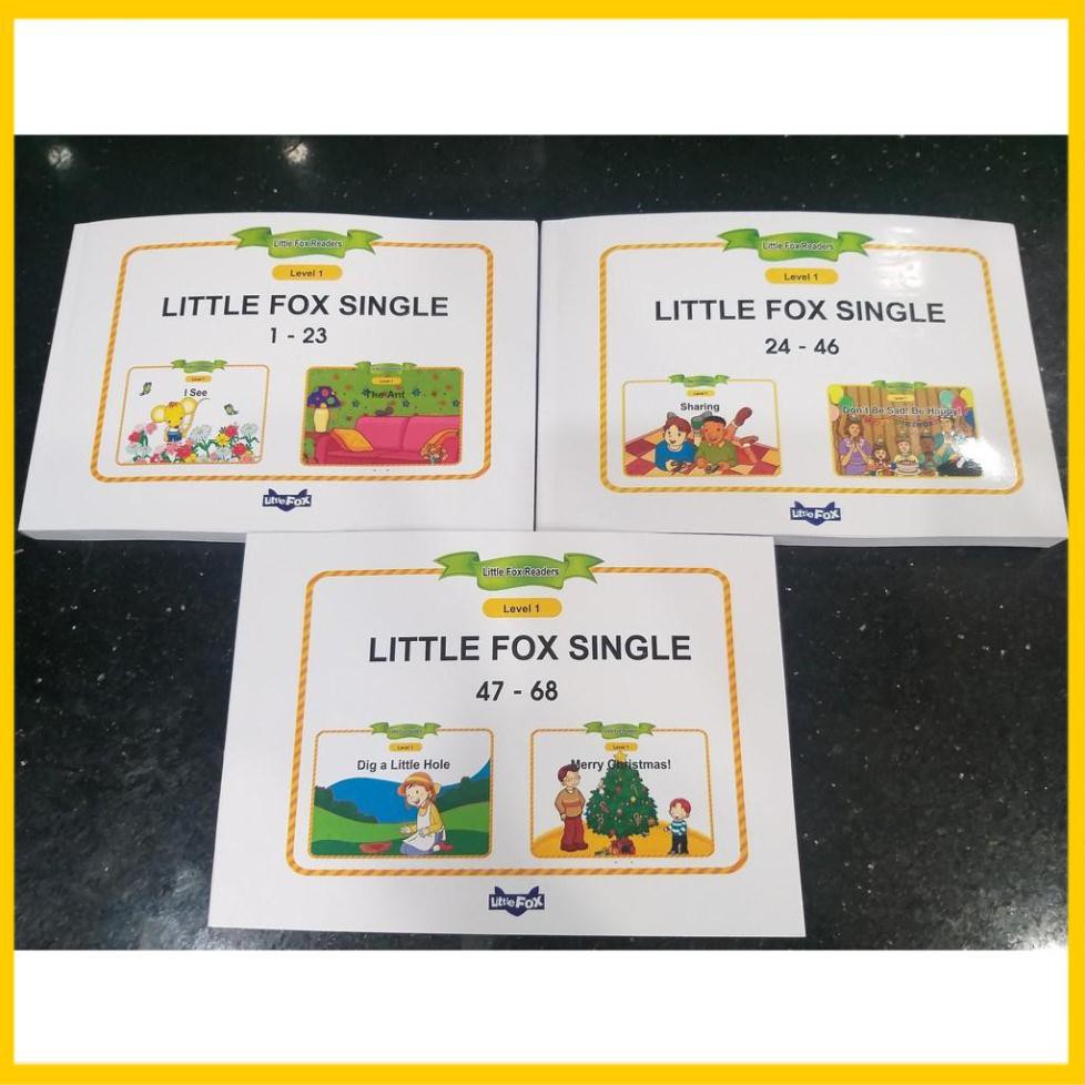 [Level 1] Little Fox Single Stories, bộ 3c 1-68tr dành cho bé 3-9y - Khơi nguồn đam mê học Tiếng Anh cho bé