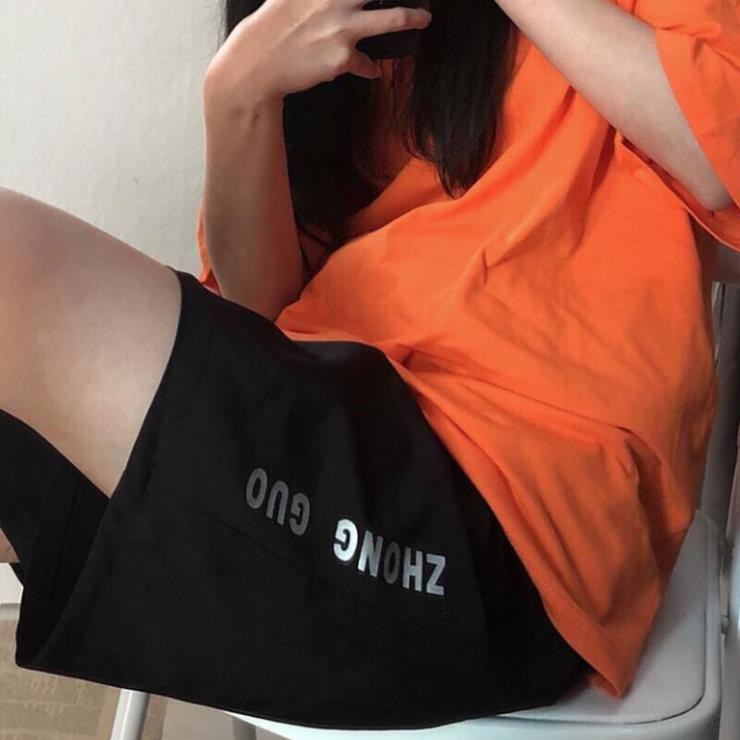 Quần Short Thun Phản Quang Nam Nữ Unisex QS08