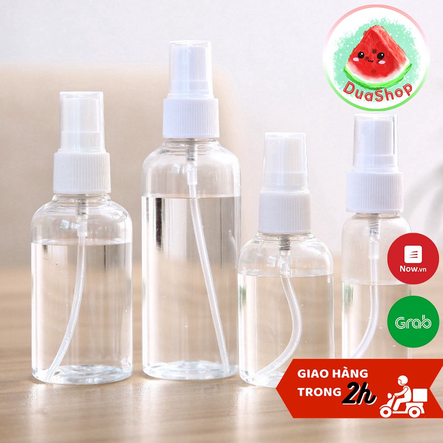 Chai Xịt Phun Sương - Lọ Chiết Mỹ Phẩm mini loại 30/ 50/ 100ml  🍉Duashop🍉